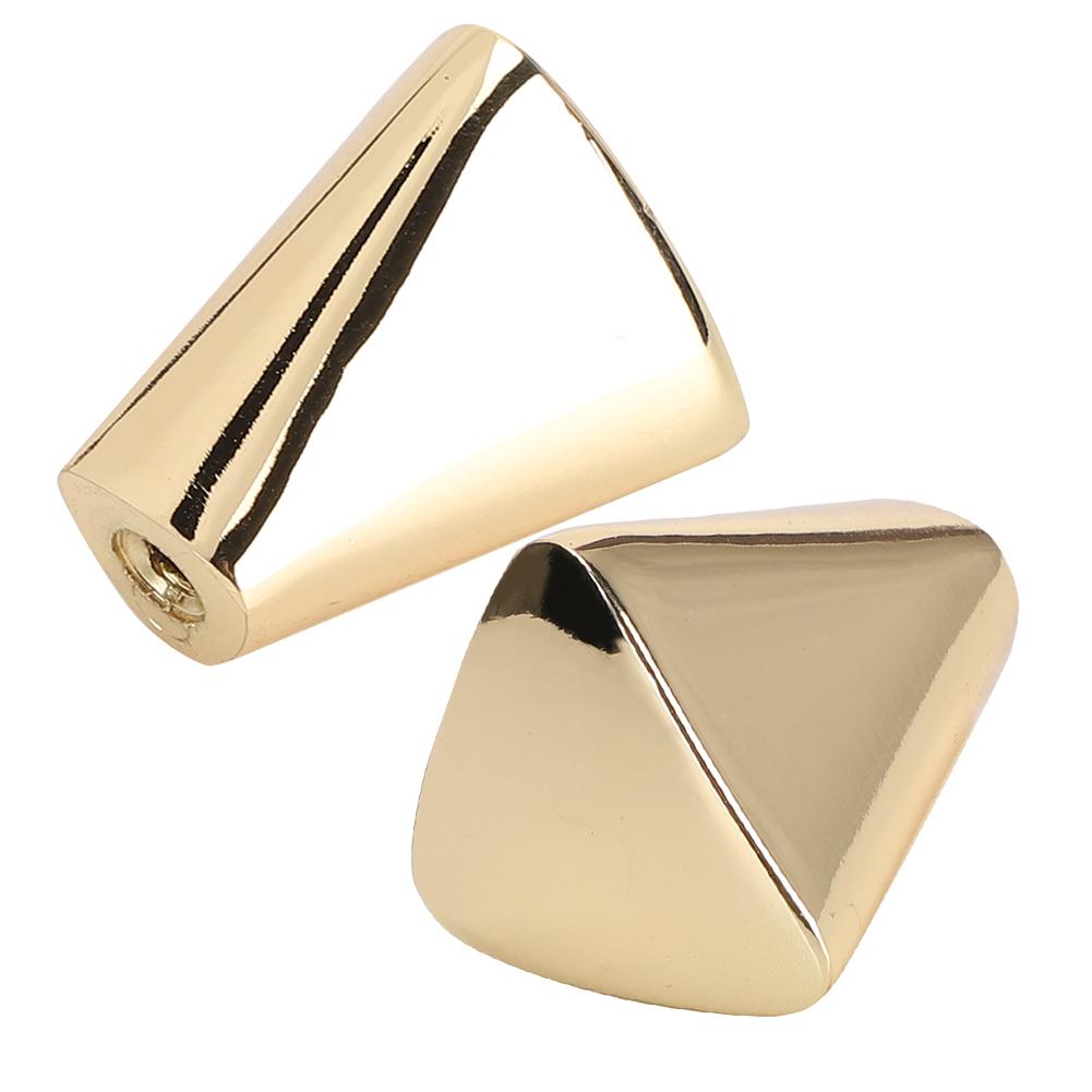 2 Sets Cabinet Knob Modern  Gold Zinc Alloy Wardrobe Drawer Kitchen Cupboard Door Pull Handle