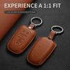 Leather Car Smart Remote Key Case Cover For Chevrolet 2017-2022 Chevy Malibu Camaro Cruze Traverse Spark Sonic Volt Bolt Equinox