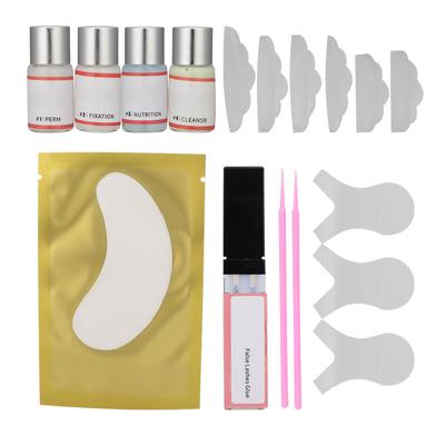 Wimperndauerwellen-Set Wimpernlifting Locken-Set Dauerwellenmittel Fixierflüssigkeit Reinigungslösung