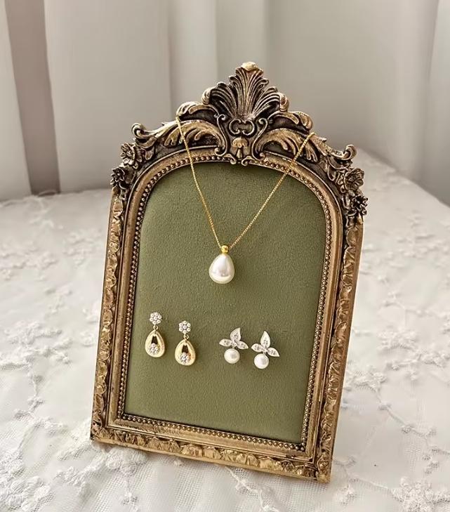 Necklace Display Stand Jewelry Earing Ring Display Chain Bust Stand Scarf Holder Mannequin Model Ornament Bedroom Decoration