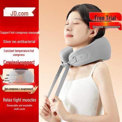 Jingdong Crafted U-Shaped Neck Massager Pillow CN Plug (adapter Included)