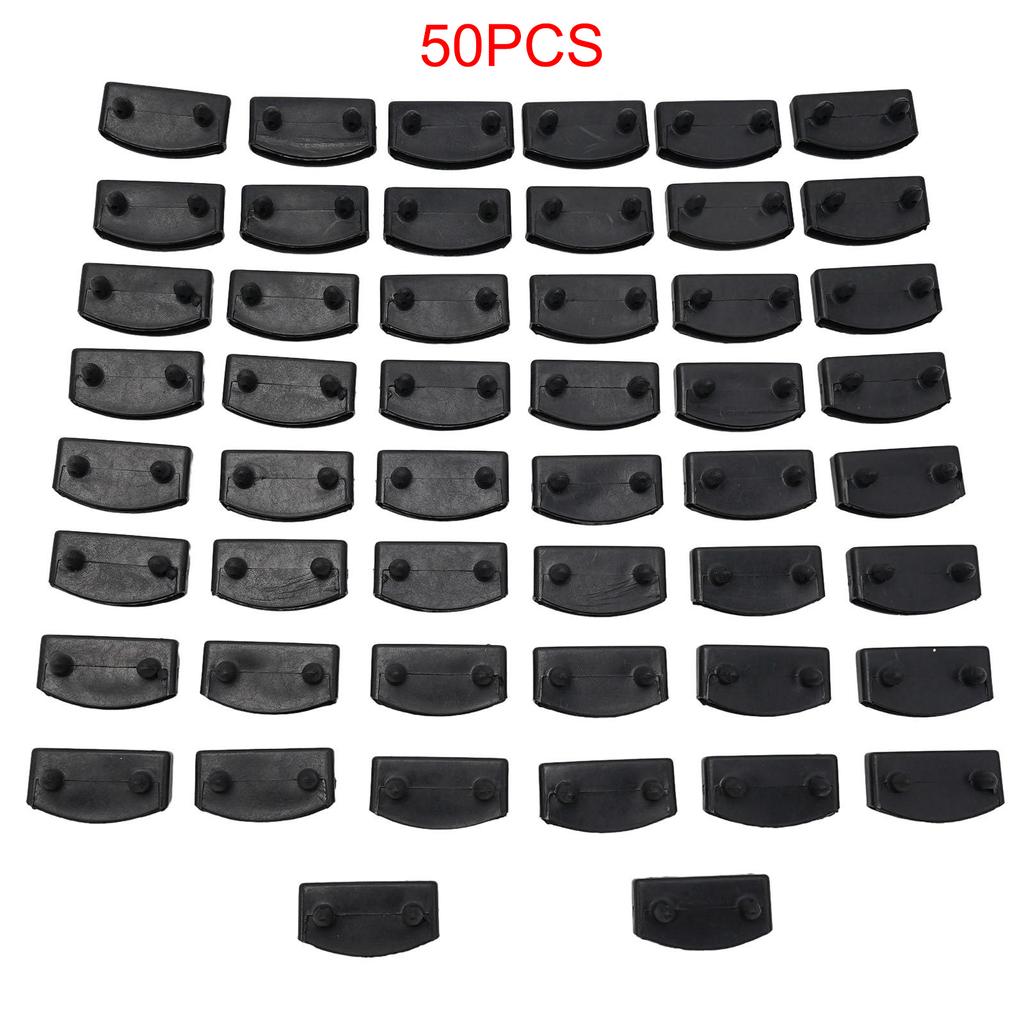 50pcs Replacement Wooden Bed Slat Plastic Middle Or End  Holders 55mm Wooden Bed Slat Plastic Mid-caps Or End-cap Brackets