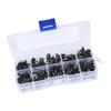 200PCS 6x6mm Micro Momentary Tact Switch 10 Values Button Switch Assortment Kit  PCB Assembly