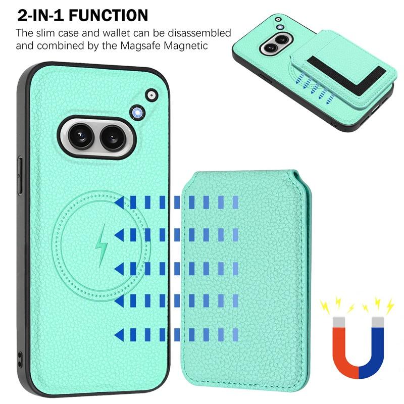 Per Nothing CMF Phone 1 Custodia 2A Cover Protettiva Porta Carte Supporto Portafoglio Magnetico Monete Supporta Ricarica Wireless