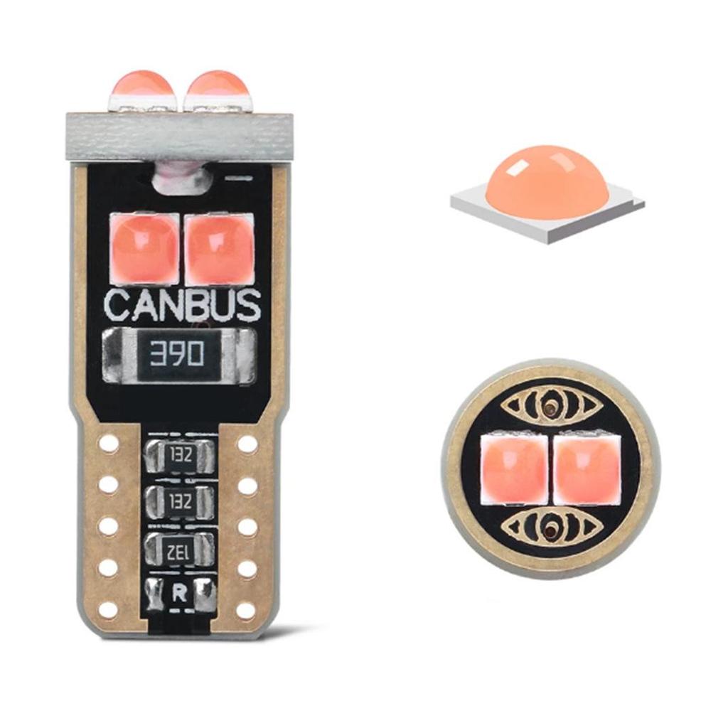 T10 3030 LED 6SMD Non-Polar High-Brightness Light for Parking, Reading, and License Plates.