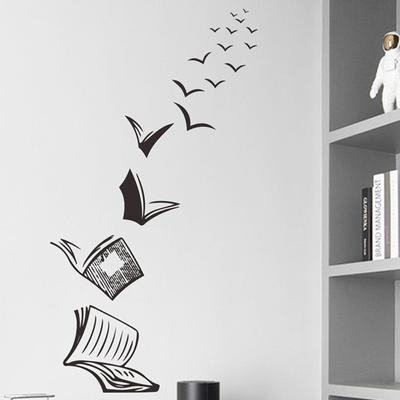 Adesivo da parete forte adesività PVC impermeabile autoadesivo rimovibile libro adesivo murale decorazione per porte e finestre