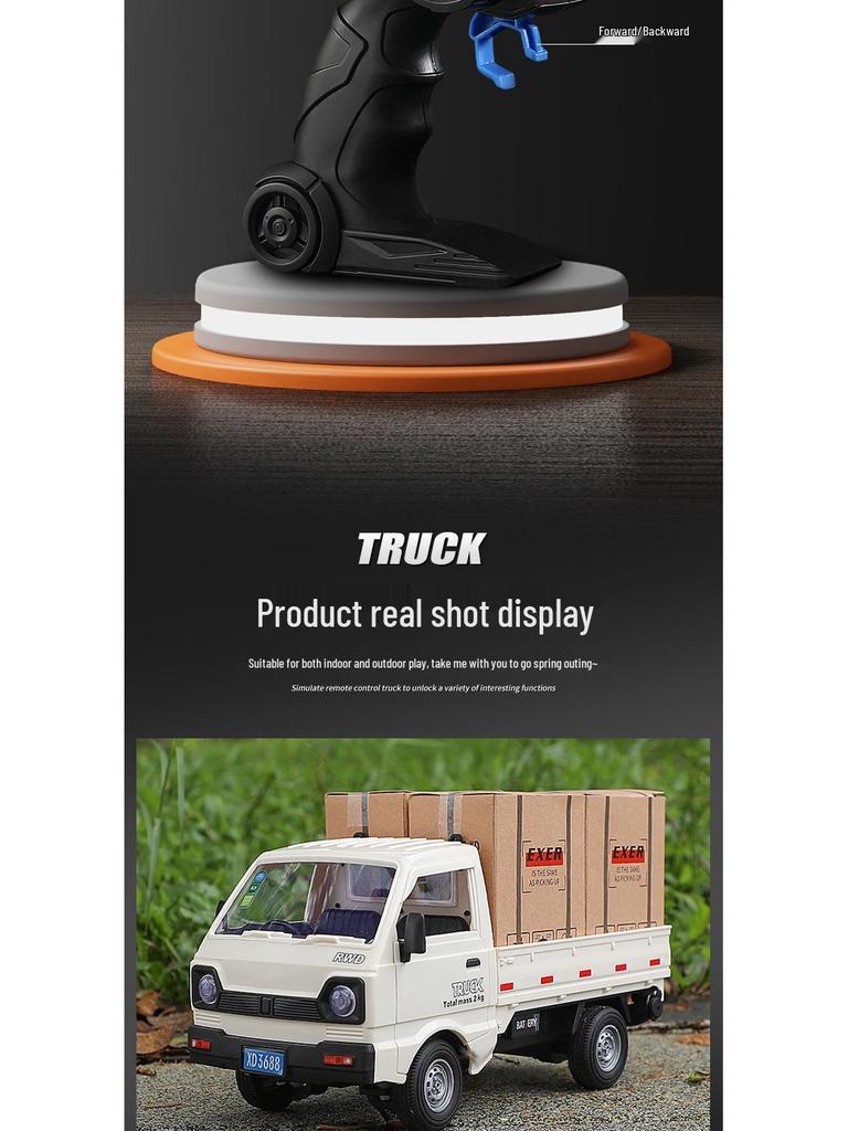 Cross1: 1:16 Remote Control Liuzhou Truck Model with Spray Feature - Children's Toy
