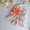 Breathable Female Puppy Dress Sweet Pet Princess Dress Dog Layered Dress  for Small Dog Cat