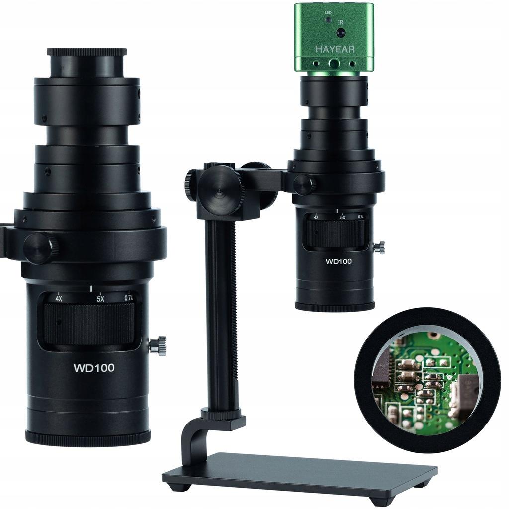 Rosfix Zestaw Do Mikroskopii Cyfrowej – Regulowany Wysięgnik ODM-180X 50mm | Aluminiowa Platforma 35mm | Kamera Crux PRO 5MP