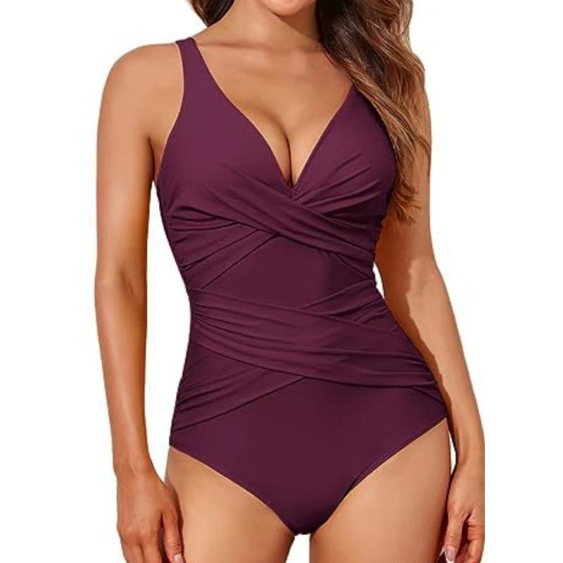 Vintage One Piece Swimsuit Sexy Printed Swimming Suit for Women Summer Monokini Swimwear Bathing Suits Boho Ladies Swimsuits