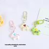 Creative Cartoon Resin Horse Keychain, Heart Pendant - Cute Student Gift