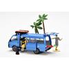 TOMYTEC DioColle 64 #CarSnap 19b Surfing 2 (Includes Mazda Bongo Brawny) ABS Resin and PVC Figure and Accessories (Painted, Partially Assembled) + Die