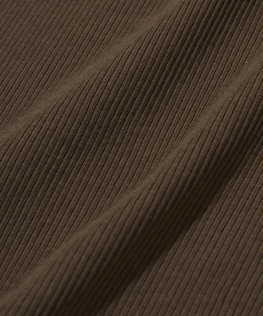 Seuweideu Hooded Henley Neck [Brown]