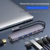 USB-C Expansion Dock with USB 3.0 Hub, Laptop Splitter, 100W Charging, 4K HDMI Converter
