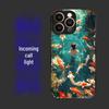 Leuchtende Anti-Rutsch-Handyhülle für iPhone 16 Pro Max & Huawei bei eingehendem Anruf - Soundaktiviert, Verschleißfest, Siebenfarbiger Schutz.
