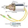 1/4inch 12V 24V 10A NEW Metal Car Train Truck Air Horn Electric Solenoid Valve Heavy Chrome