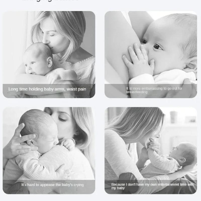 Bæresjal Nyfødt Slynge Dobbel Bruk Ammedekke Bæresele Mesh Stoff Ammebæreseler Opp Babybæresele Ryggsekk 0-36M