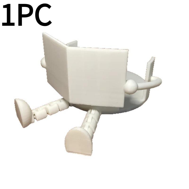 1 Stück Toilettenpapierhalter 3D-Druck Lesebegleiter Rollenpapierhalter Ornament