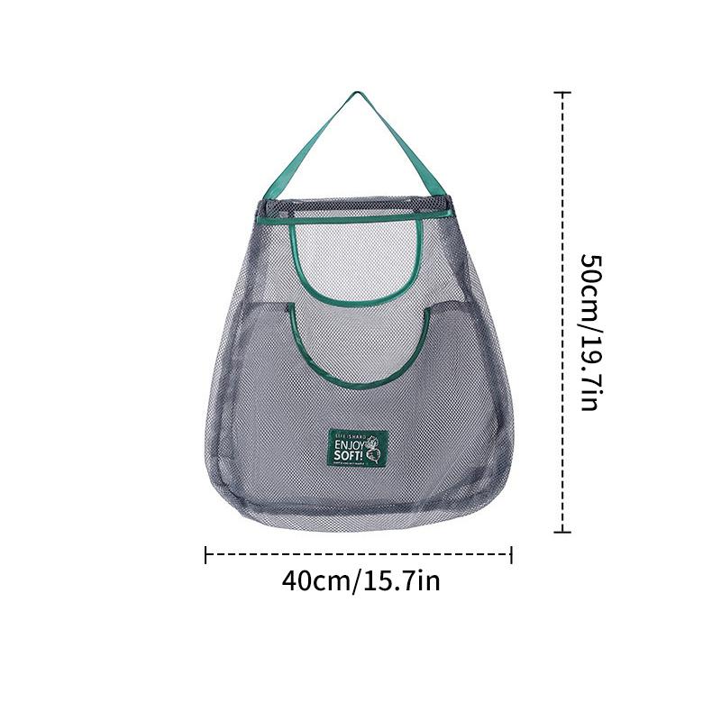 Многоцелевые сумки для хранения Многоразовые органайзеры для фруктов и овощей на кухне Подвесные сумки Портативная и дышащая подвесная сумка для хранения 639₽