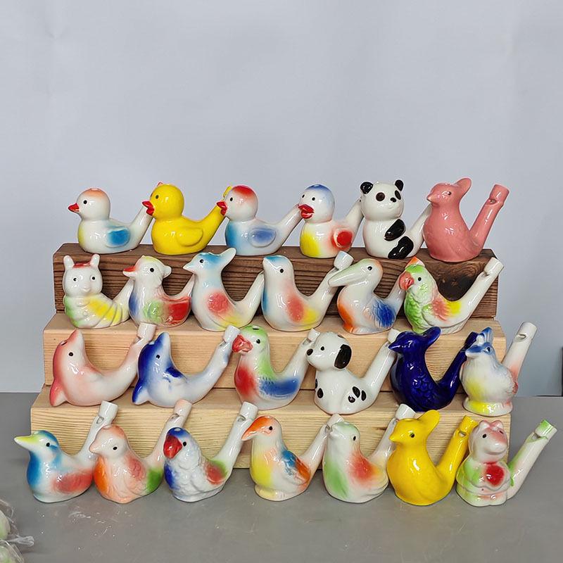 Handcrafted Ceramic Water Bird Whistle - Popular Tourist Attraction & Children's Toy
