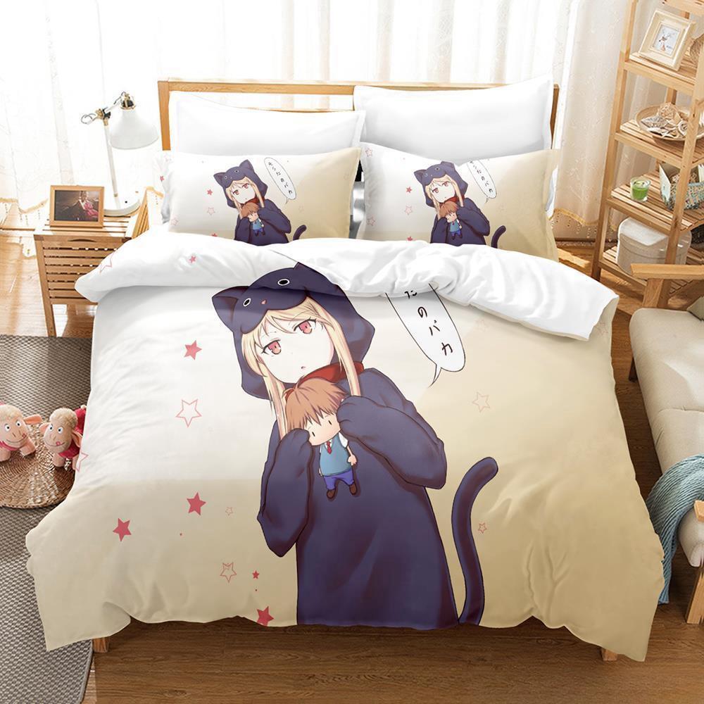 3d Print Anime The Pet Girl Of Sakurasou Bedding Set Single Twin Full Queen King Size Bed Set Adult Kid Bedroom Duvet Cover Sets