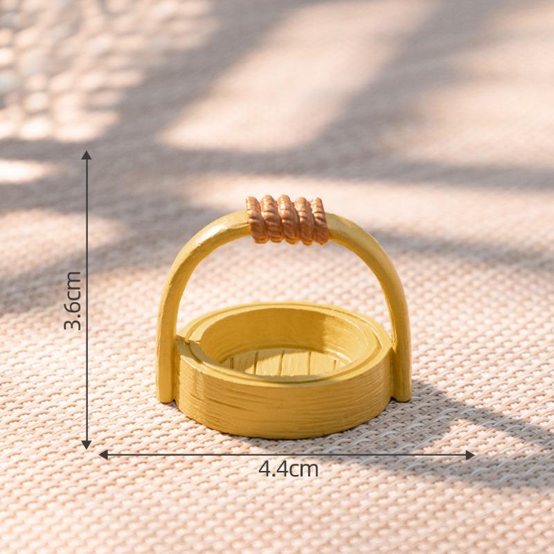 Micro-landscape Creative Ancient-style Food Box Basket Model Dollhouse Decoration Accessories Miniature Mini Ornaments