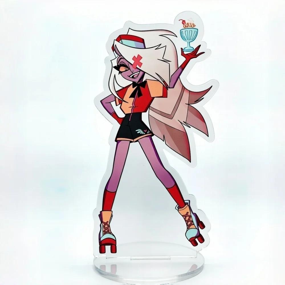15cm Acrylic Stand For Hazbin  Charlie Morningstar Vaggie Alastor Lucifer Morningstar Peripheral Cute Desktop Ornament Gift