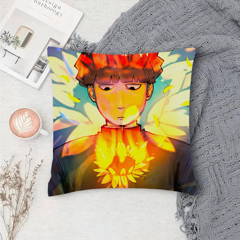 Shigeo Kageyama Manga Mob Psycho 100 Pillow Case Sofa Cushion Cover Room Home Decoration