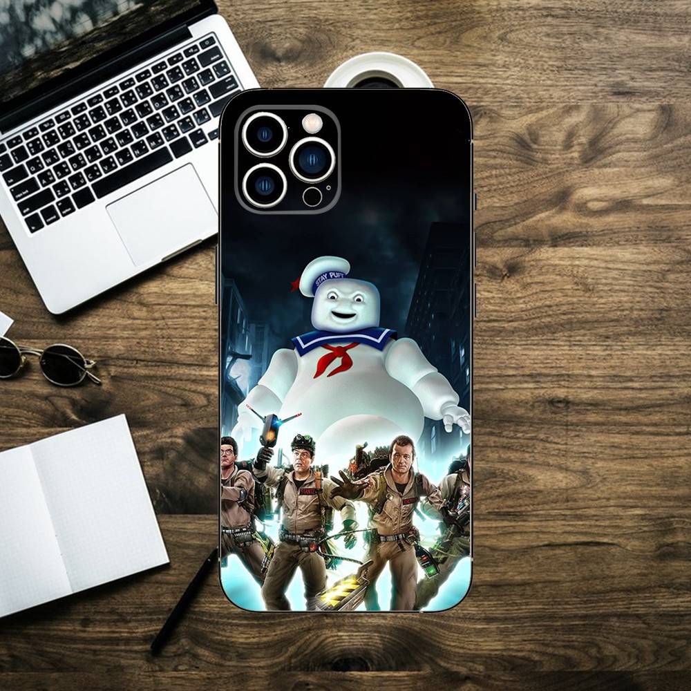 E-Extreme G-Ghostbusters Phone Case For iPhone 16,15,14,13,12,11,XS,XR,X,8,7,Pro,Max,Plus,mini Silicone Black Cover