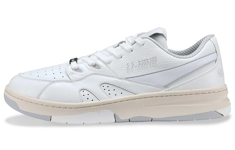 Li Ning 937 Deluxe Низкие Скользкие Устойчивые к Истиранию Низкие Скейтбордические Кроссовки Мужские Кремовый AZGS045-1 40