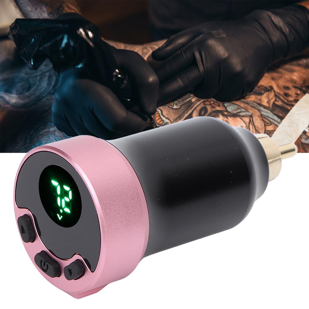 Tattoo Power Supply Cordless Interface LED Display Screen USB Re able Tattoo Machine Supply