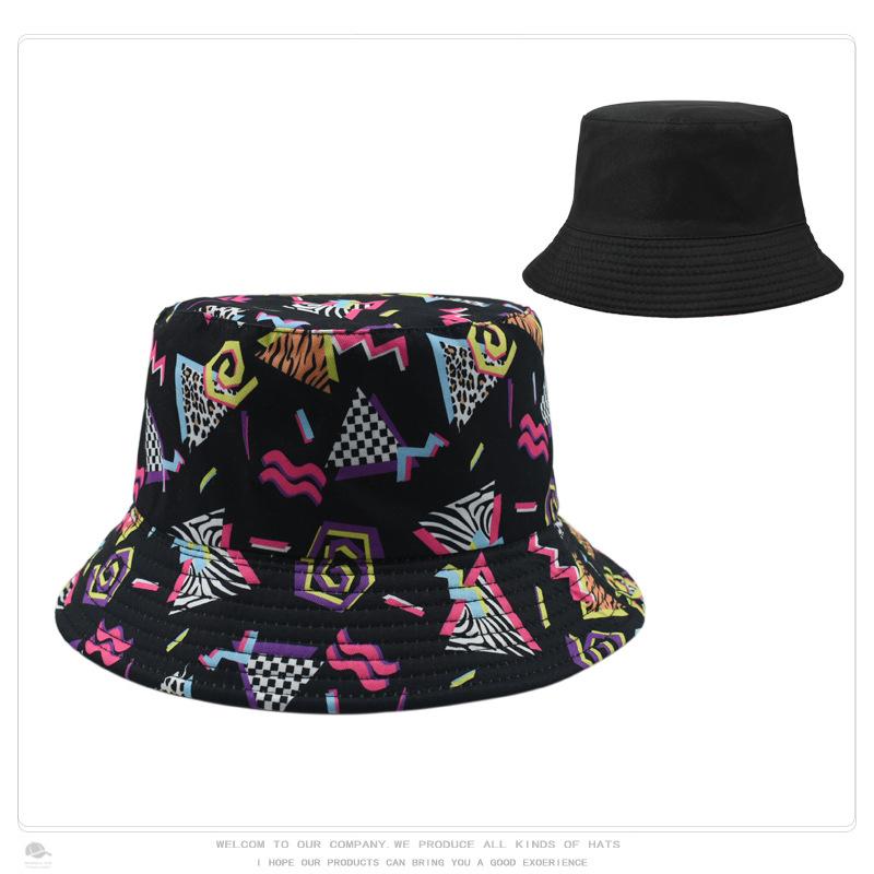 Unisex Bucket Hat Beach Sun Aesthetic Fishing Hat Summer Travel Beach Fisherman Cap Reversible Double-Side-Wear for Men Women