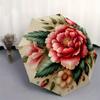 1pc Floral Bouquet with Peonies and Roses Umbrella with Plastic Handle,Suitable for All Seasons Home Travel Outdoor UmbrellaB1661