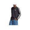 Adidas Dreistreifiges Colorblock Rundhals-Sweatshirt Herren Oberteile Schwarz IB4027