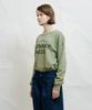 NONAMENEED Actual Silhouette Logo Sweatshirt Khaki