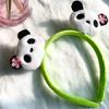Adorable 2026 Panda Hair Accessory: Cute Round Headband & Funny Clip for Girly Wash Face Routine