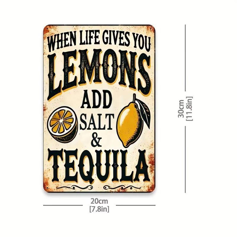 

Tin Metal Wall Art Sign 20x30cm Decorative Home Decor