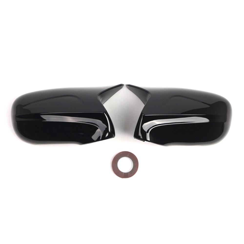 

For LHD Lexus ES LS IS Series 2006-2012 ABS Car Rearview Side Mirror Cover Wing Cap Exterior Door Housing Trim Adhesive Sticker Gloss Black