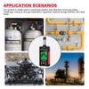 HT609/HT609PRO Portable Gas Leak Detector Handheld Combustible Flammable Natural Gas Tester with Visible Audible Alarm Monitor