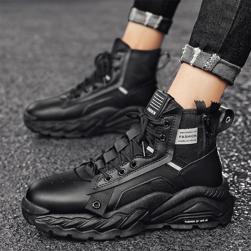 

Ботинки мартин мужские осенние мужские туфли высокие берцы полевые комбинезоны пустынные ботинки-локомотивы зимние кожаные ботинки 44