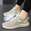 Large Men's Sports Shoes Mesh Hollow Large Mesh Shoes Men's Wave Shoes Breathable Casual Shoes Summer Men's Running Shoes