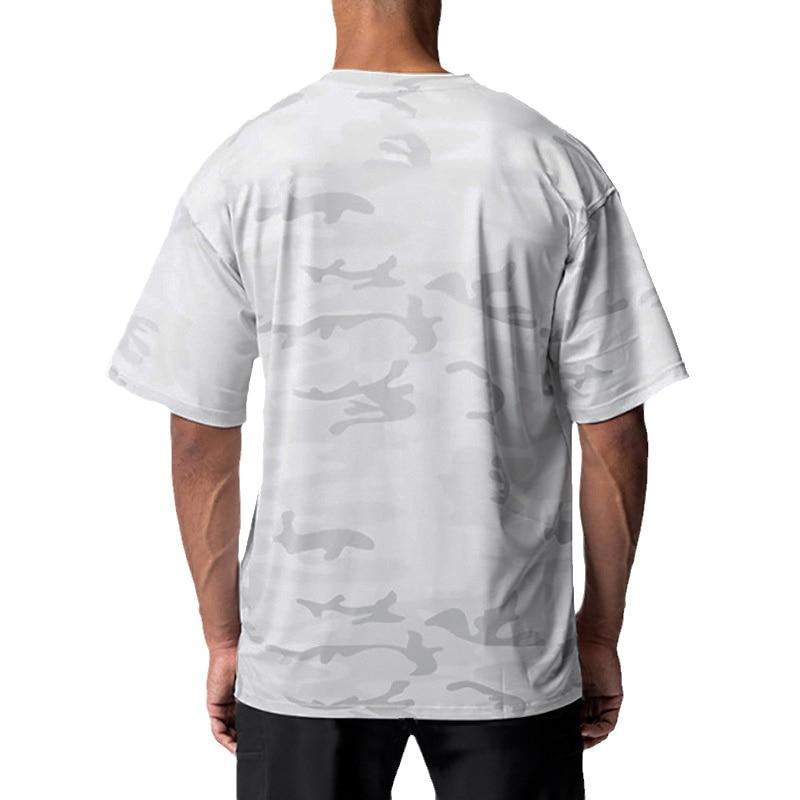 Do The Work  Summer Gym Sports Bodybuilding Fitness Mesh Quick Dry O-neck Printed Summer Thin Breathable Cool T-shirt M-2XL