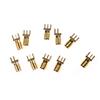 10Pcs Sma Female Jack Pcb Edge Mount Solder 0.062'' Rf Adapter Connector