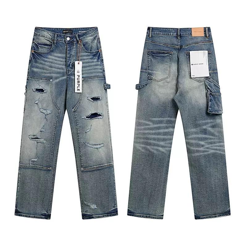 RogueWave Splicing Flare Jeans for Men Stacked Pants Streetwear Pants Harajuku Goth Bell Bottom Punk Long Trousers