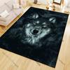 Handsome Wolf Printed Carpet Yoga Mat Game Room Bedroom Beautiful Anti -slip Carpet Rugs Living Room Decoration Chambre