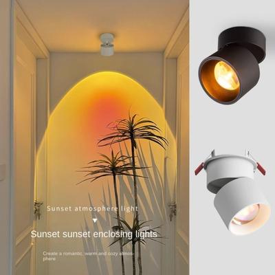 Mounted/recessed Sunset Spotlight Foldable Luxury Ceiling Spot Lighting Delicate Led Down Lamp Livingroom