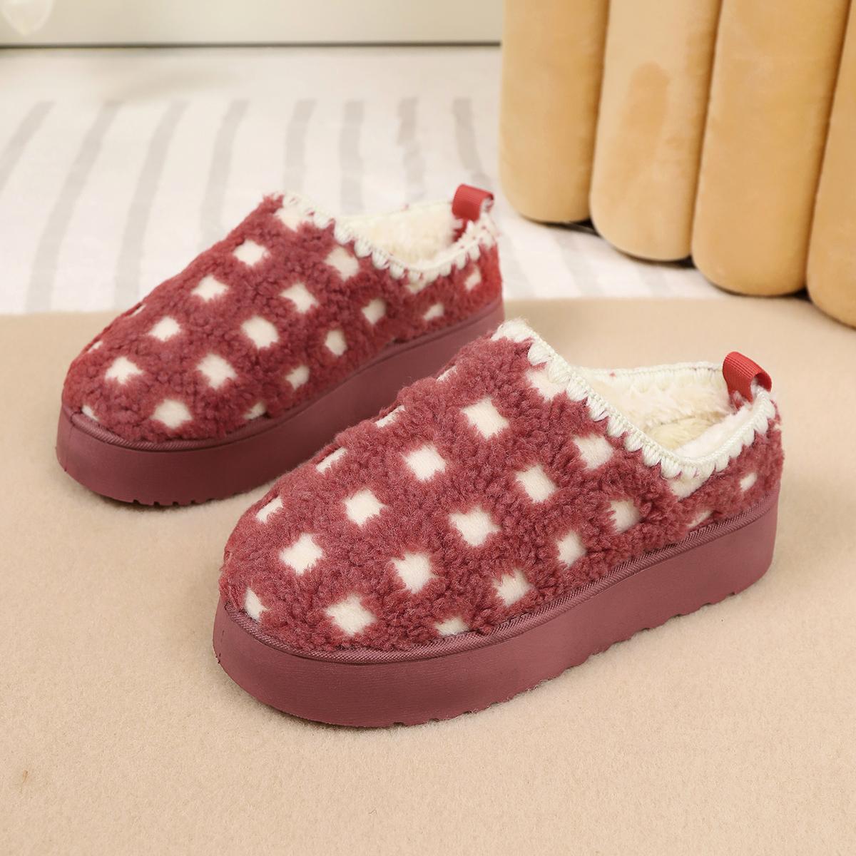 

Женские тапочки Теплые зимние домашние ботинки Женские милые пушистые мягкие туфли Плюшевые для спальни Женские Легкие шлепанцы Женские 36 розовый