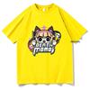 Blue Anime Archive T-shirt Sugar Rush Fun Women's Clothing Unisex Street Clothing Manga Role Playing Dress Pattern T-shirt