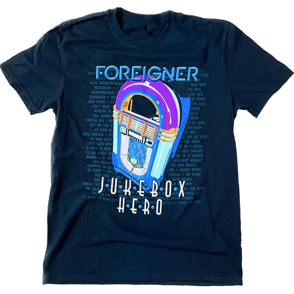 

Foreigner 2011 Tour Heavy Cotton Black All Size T Shirt For Men TT114 Unisex T-Shirt XXXL