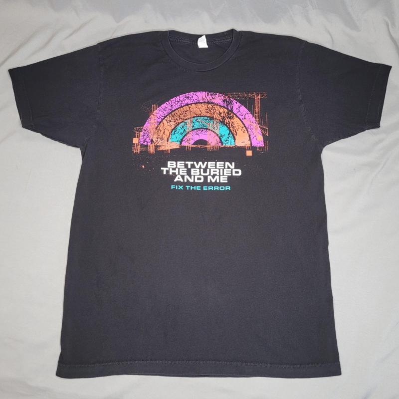 Between The Buried And Me T Shirt Mens Large Fix Error Colors II Band Tour S разноцветный
